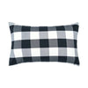 Dark Shade Checked and Striped Cushion Cases