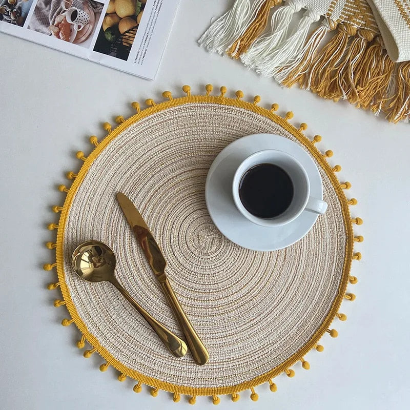 Round Boho 38cm Table Mat