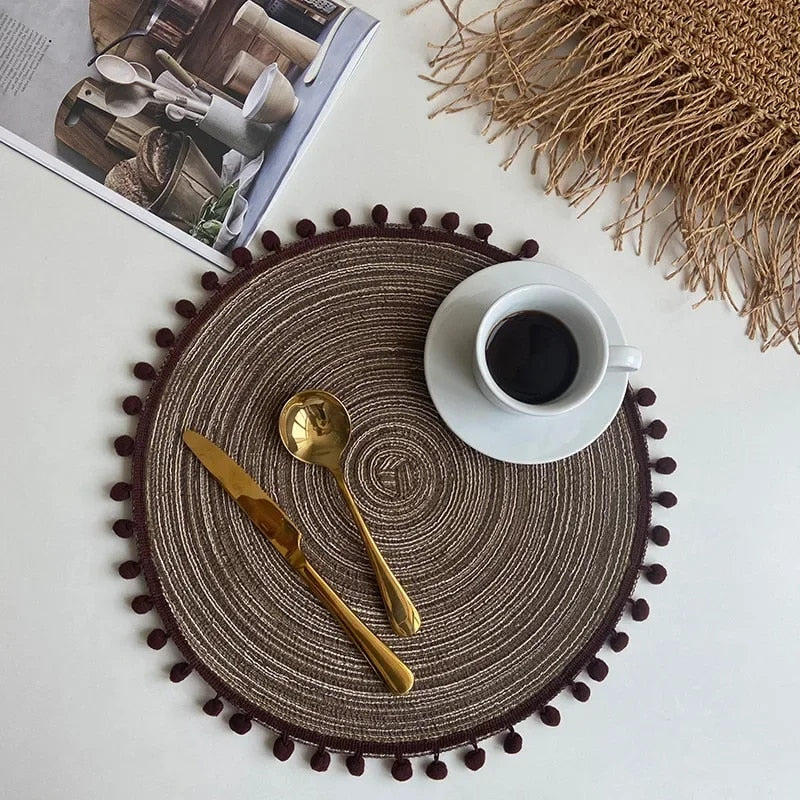 Round Boho 38cm Table Mat