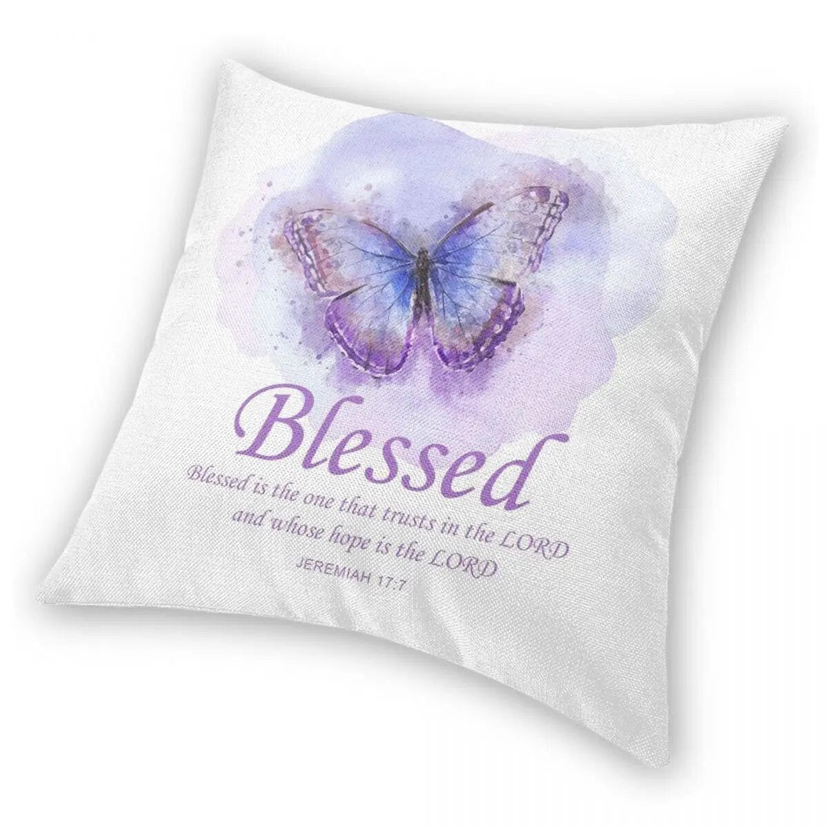 Jeremiah 17:7 Scripture Cushion Cover