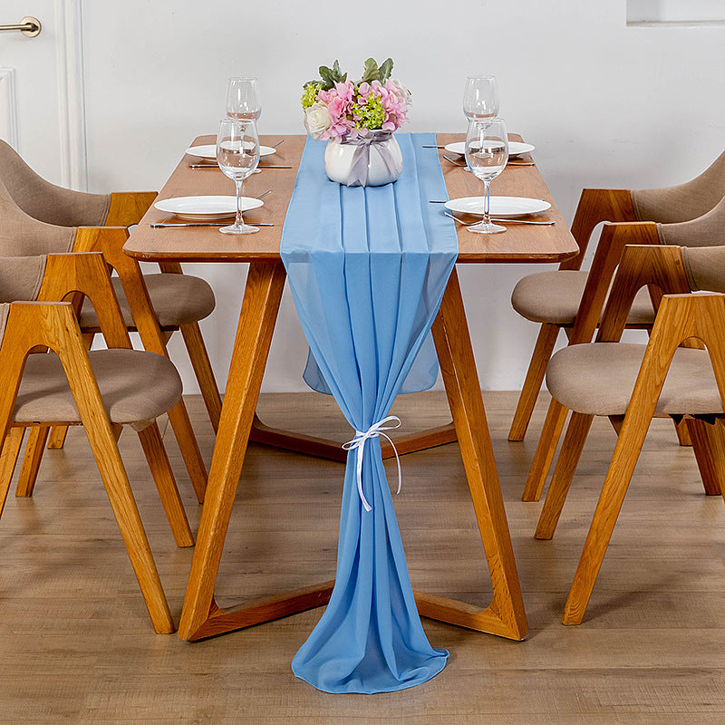 Chiffon Voile Table Runner