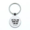 Bible Verse Silver Key Chains