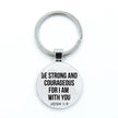 Bible Verse Silver Key Chains