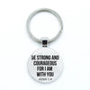 Bible Verse Silver Key Chains