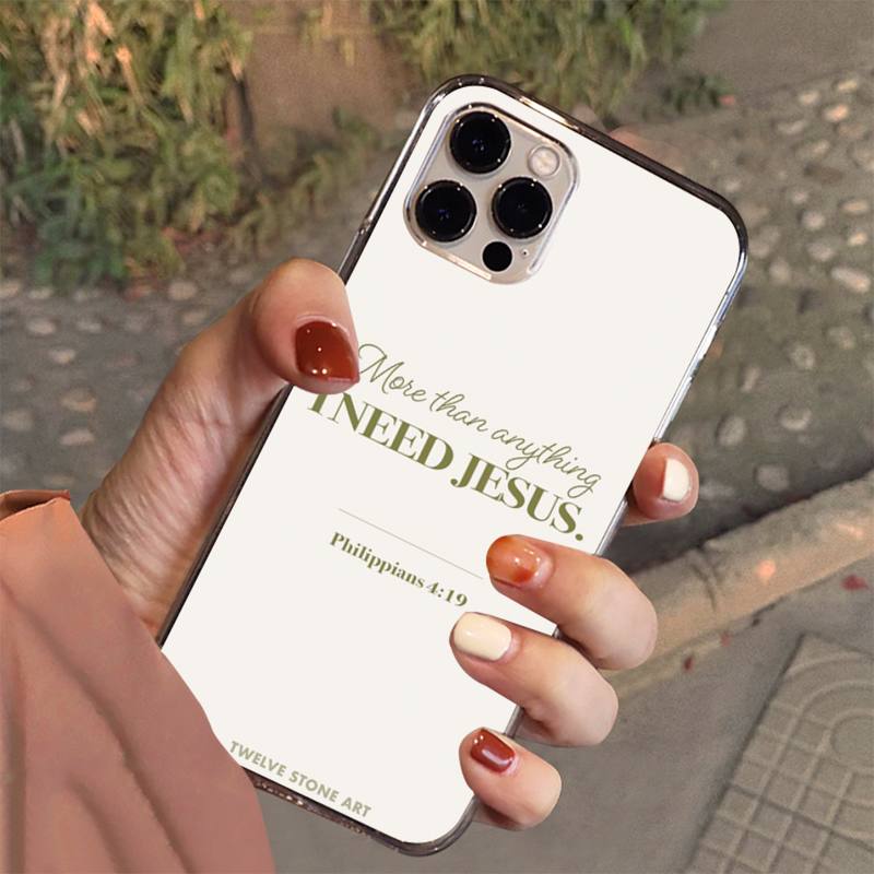 Philippians Bible Verses iPhone Cases