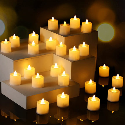 LED Flameless Round Candle