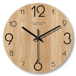 Retro Wood Grain Quartz Wall Clock