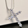 Zirconia Cross Crystal Necklace