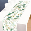 Eucalyptus Leaves Linen Table Runner