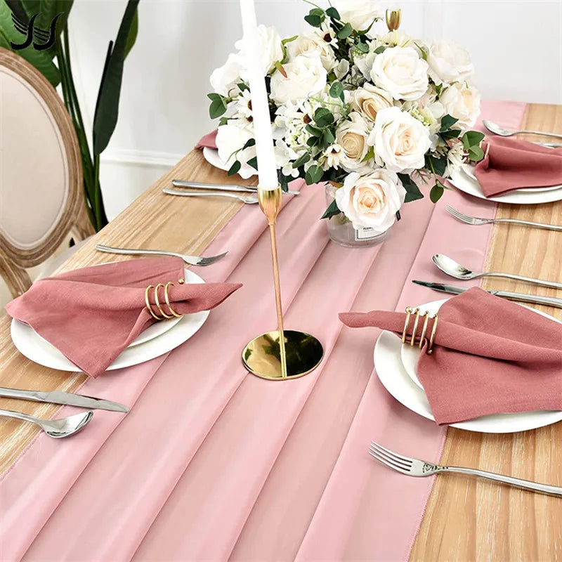 Chiffon Voile Table Runner