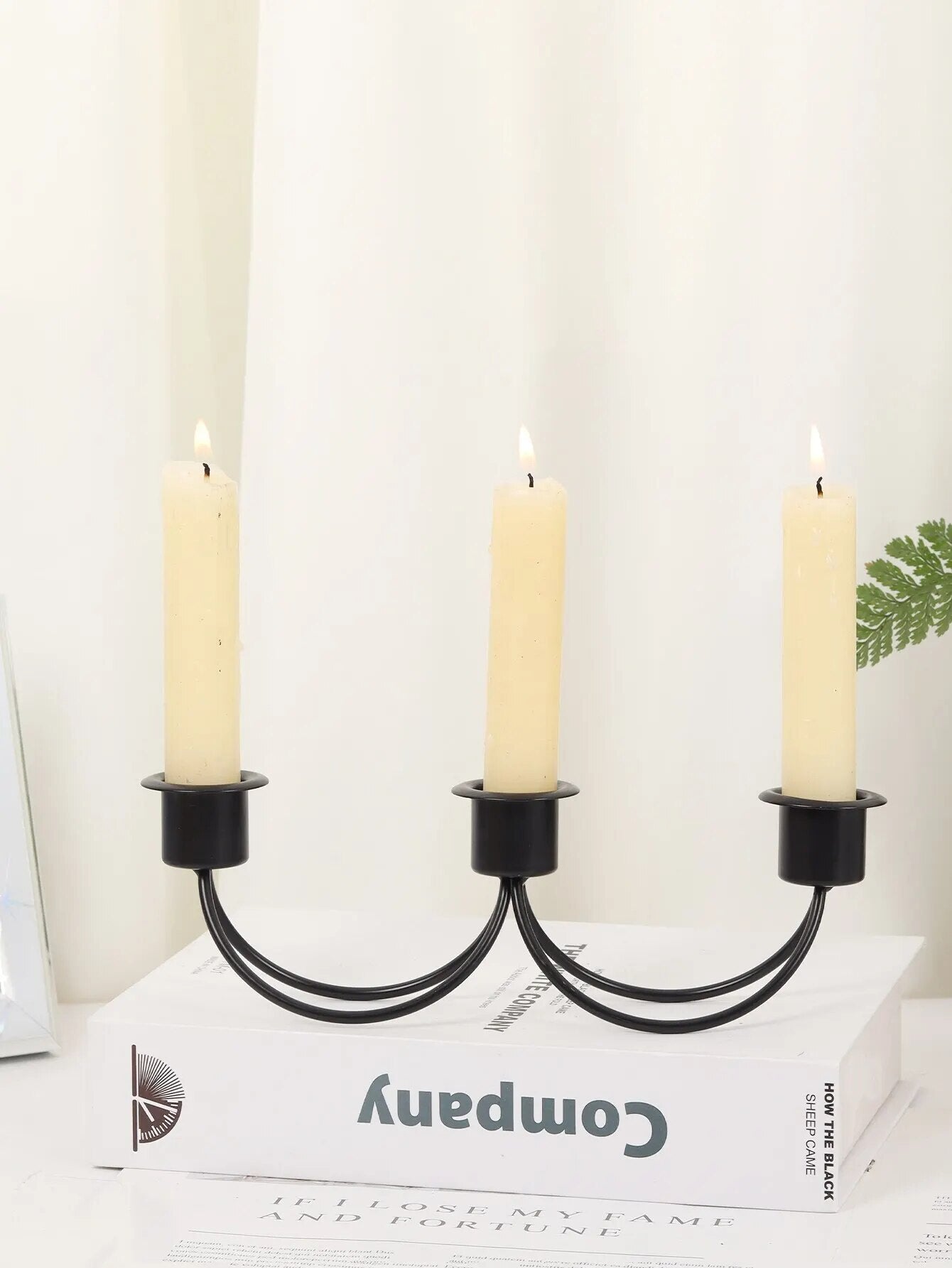 European Style Three Head Candlestick Holder