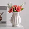 Antique Style White Table Vase