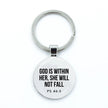 Bible Verse Silver Key Chains