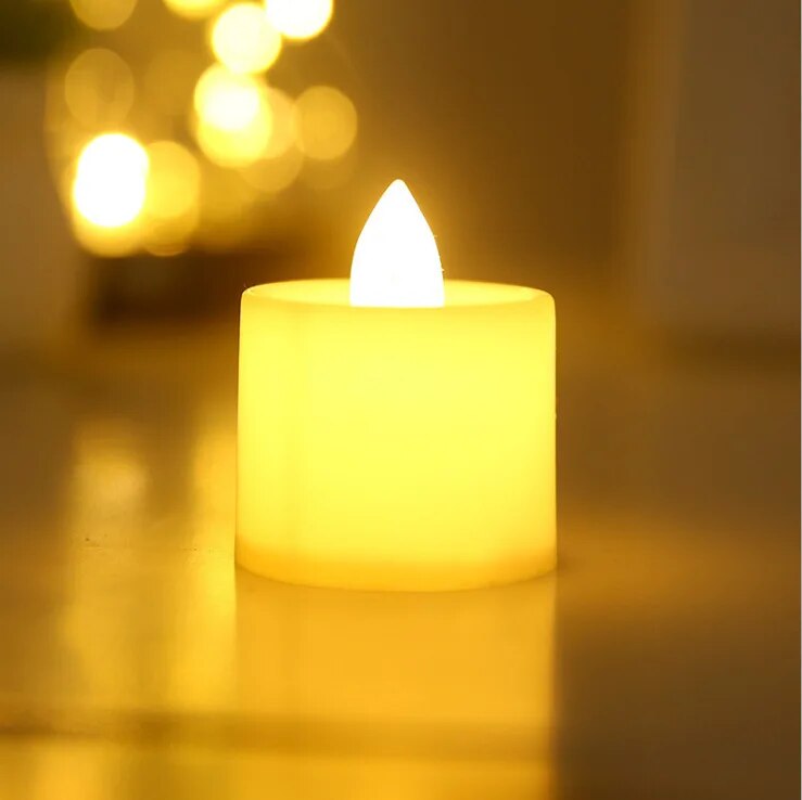 LED Flameless Round Candle