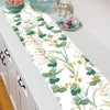 Eucalyptus Leaves Linen Table Runner