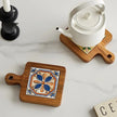 Spanish Tile Wooden Coasters