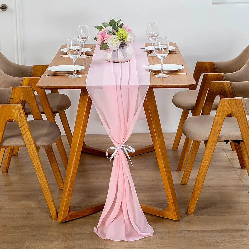 Chiffon Voile Table Runner