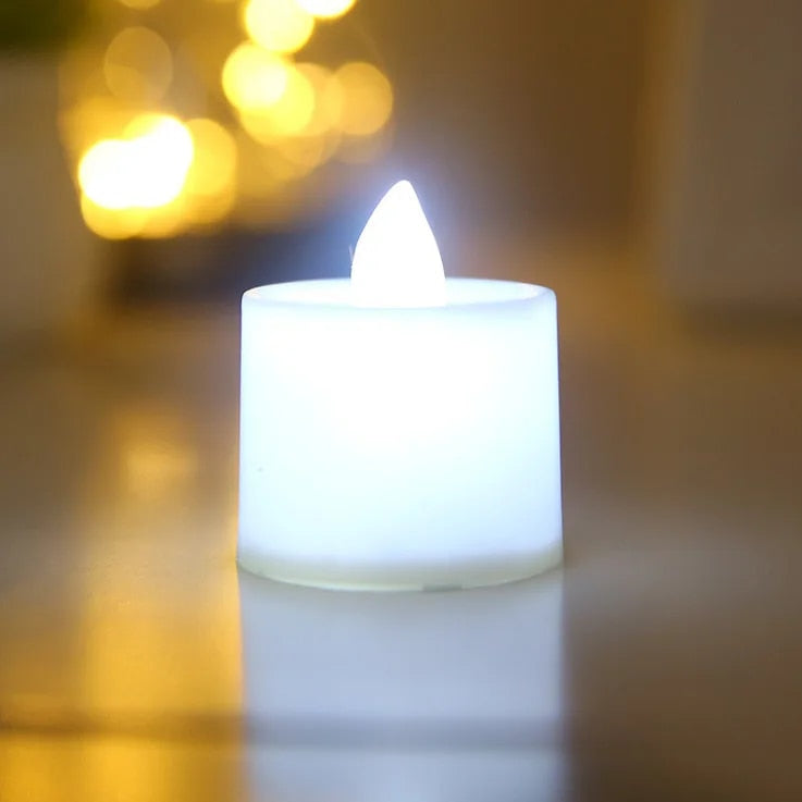 LED Flameless Round Candle