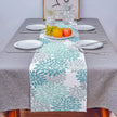 Dahila Flower Linen Table Runner