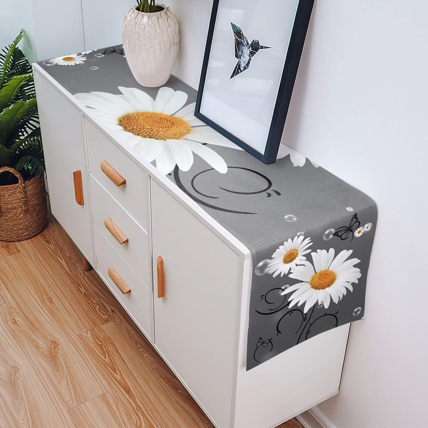 Butterfly & Daisy Table Runner