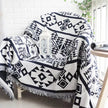 Geometric Yarn Throw Blanket