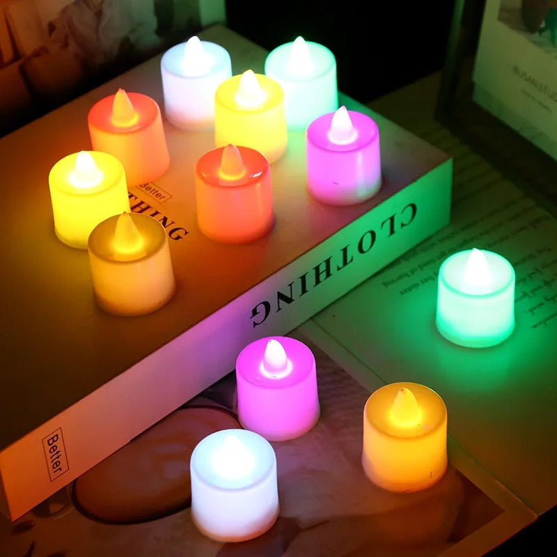 LED Flameless Round Candle