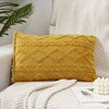 Twist Diamond Pattern Plush Cushion Cover