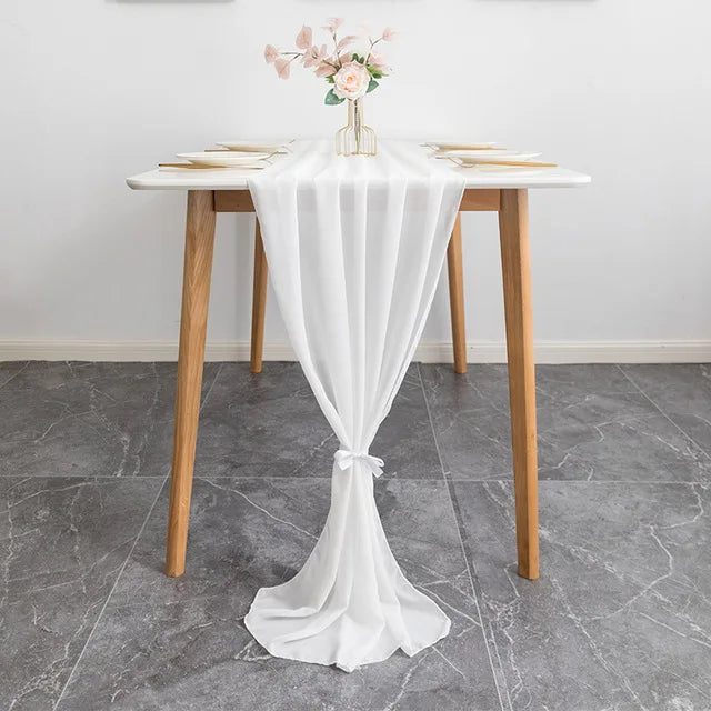 Chiffon Voile Table Runner