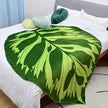 Giant Leaf Patterned Blanket