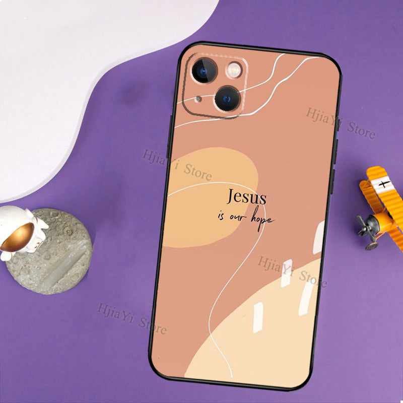 Abstract Bible Verse iPhone Cases