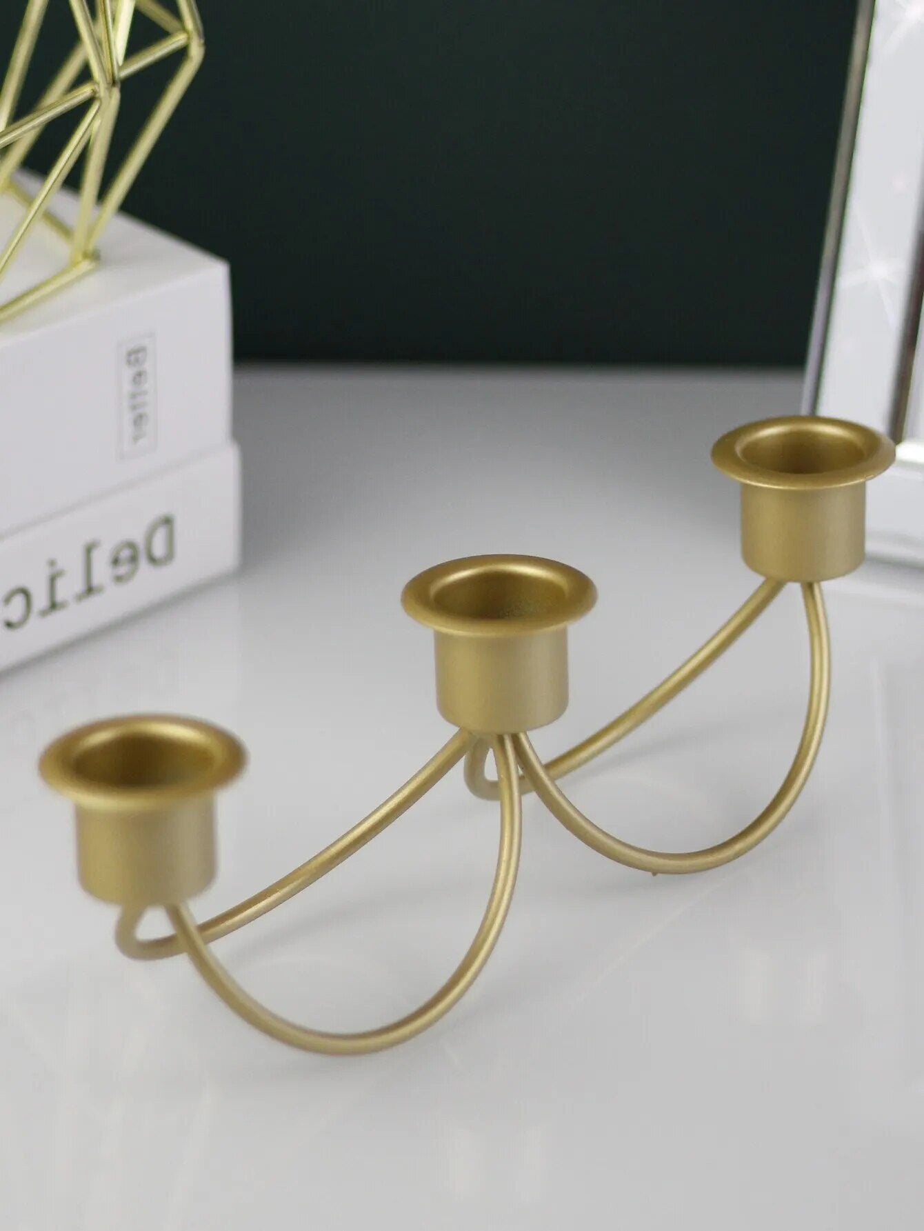 European Style Three Head Candlestick Holder