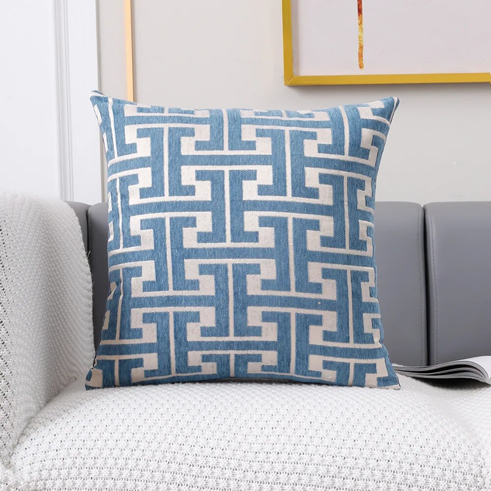 European Pattern Chenille Cushion Cover