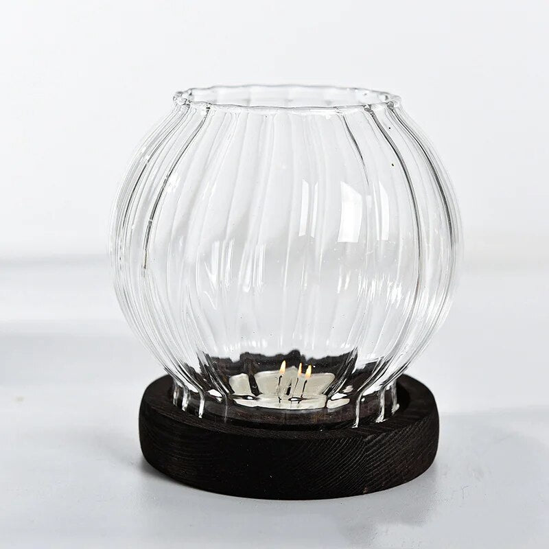 Dome Glass Candle Holder