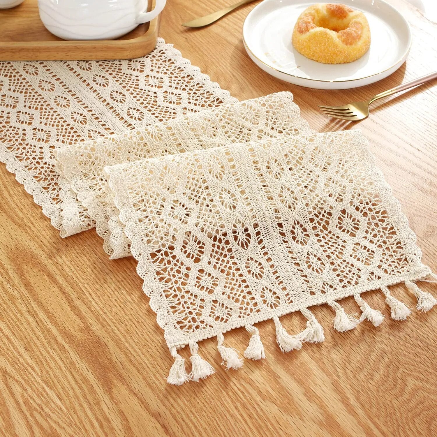 Ethnic Grandma Farmhouse Table Runner