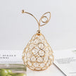 Crystal Golden Fruit Ornaments