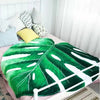 Giant Leaf Patterned Blanket