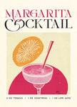 Classic Cocktails Printed Wall Art