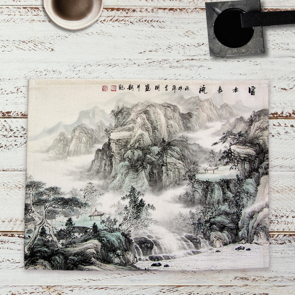 Oriental Landscape Table Placemat