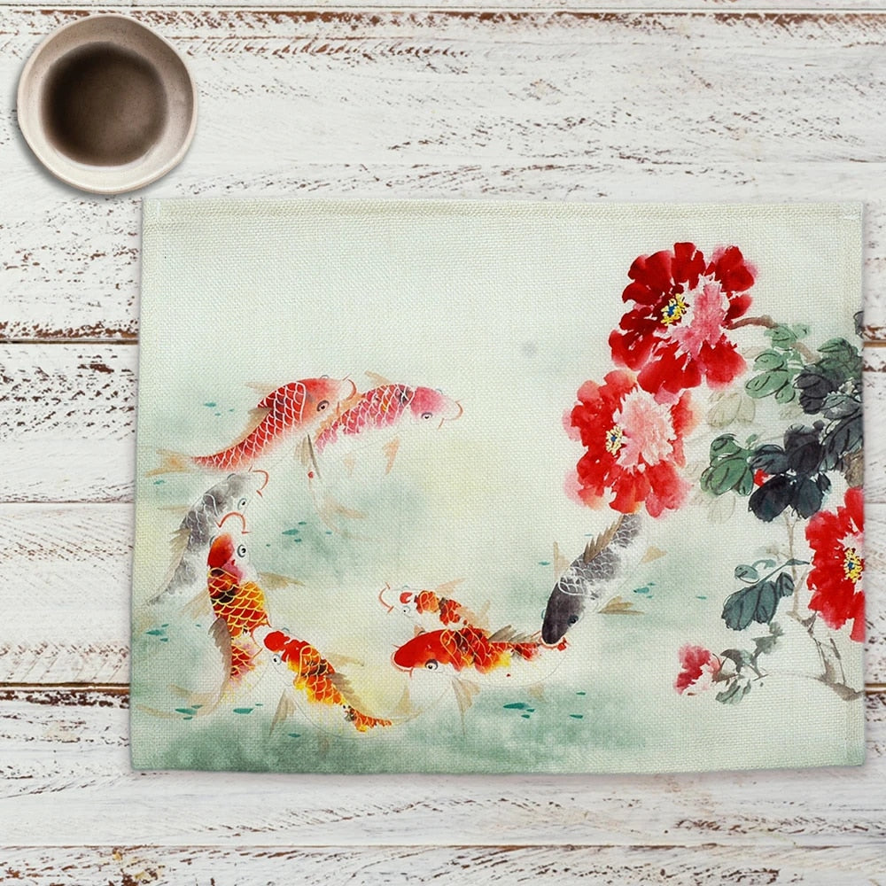 Oriental Landscape Table Placemat