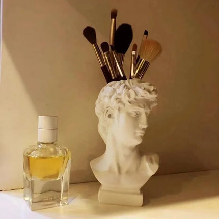 David Sculpture Flower Vase and Pen Holder