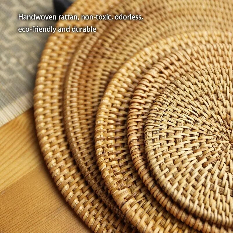 Rattan Coasters Set of 6