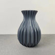 Deep Grooved Modern Flower Vase