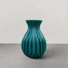 Deep Grooved Modern Flower Vase