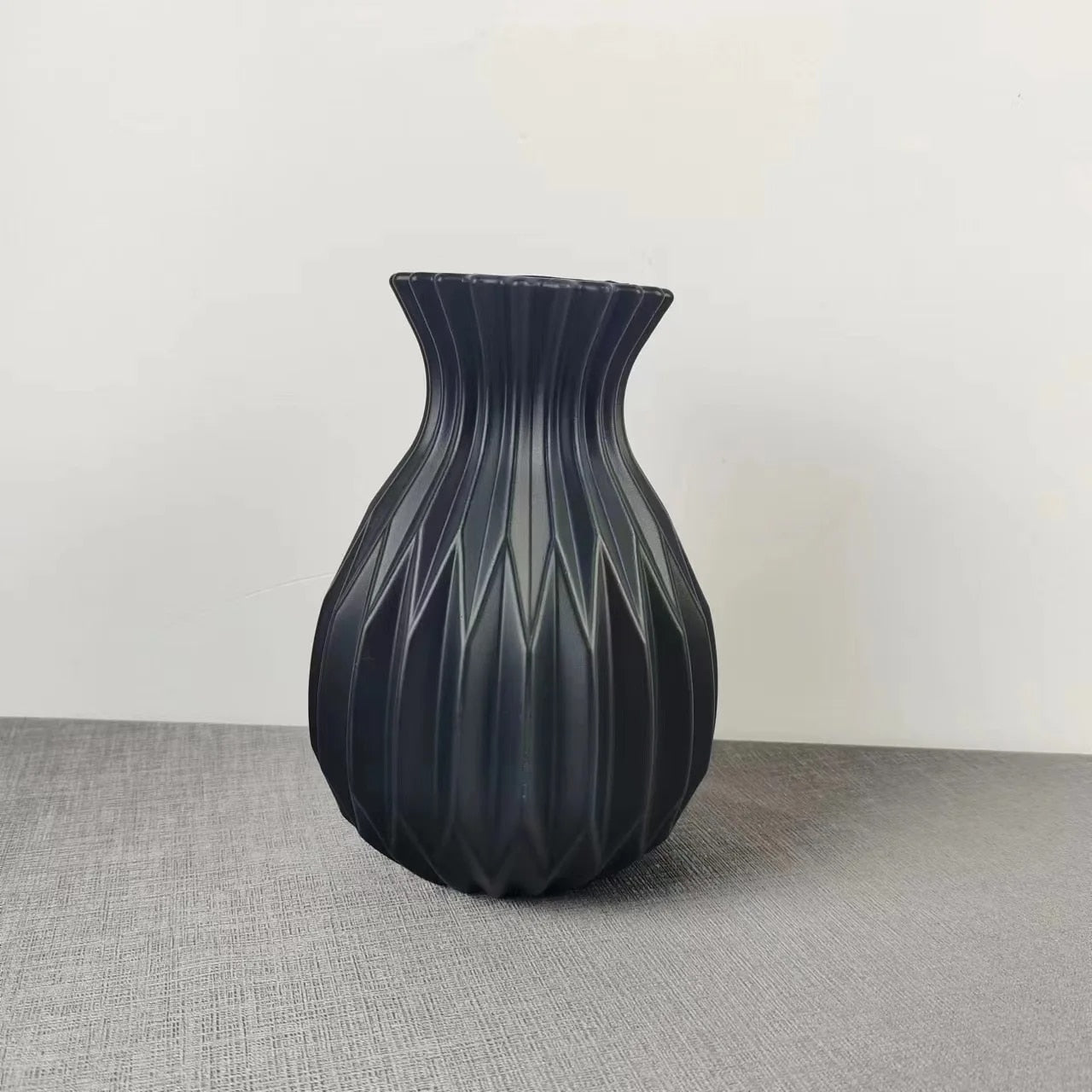 Deep Grooved Flower Vase