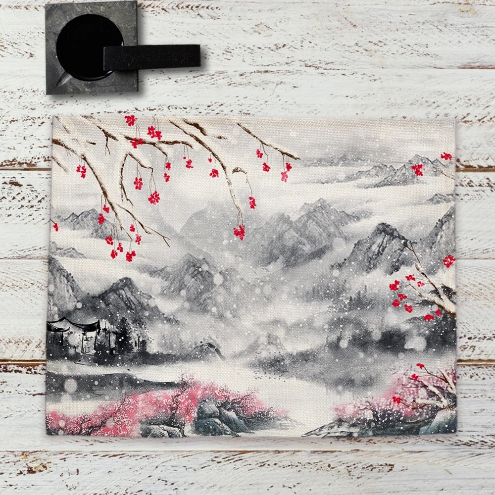 Oriental Landscape Table Placemat