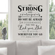 Be Strong and Courageous Joshua 1:9 Wall Decal