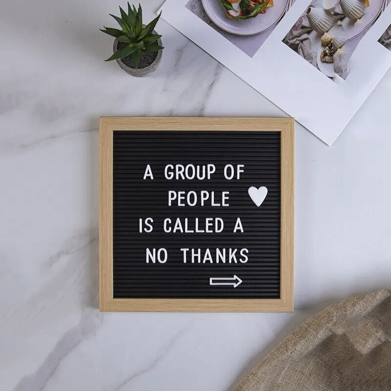 Felt DIY Letter Board