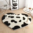 Faux Cashmere Love Heart Carpet Rug