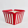 French Fries Box Ceramic Striped Bowl