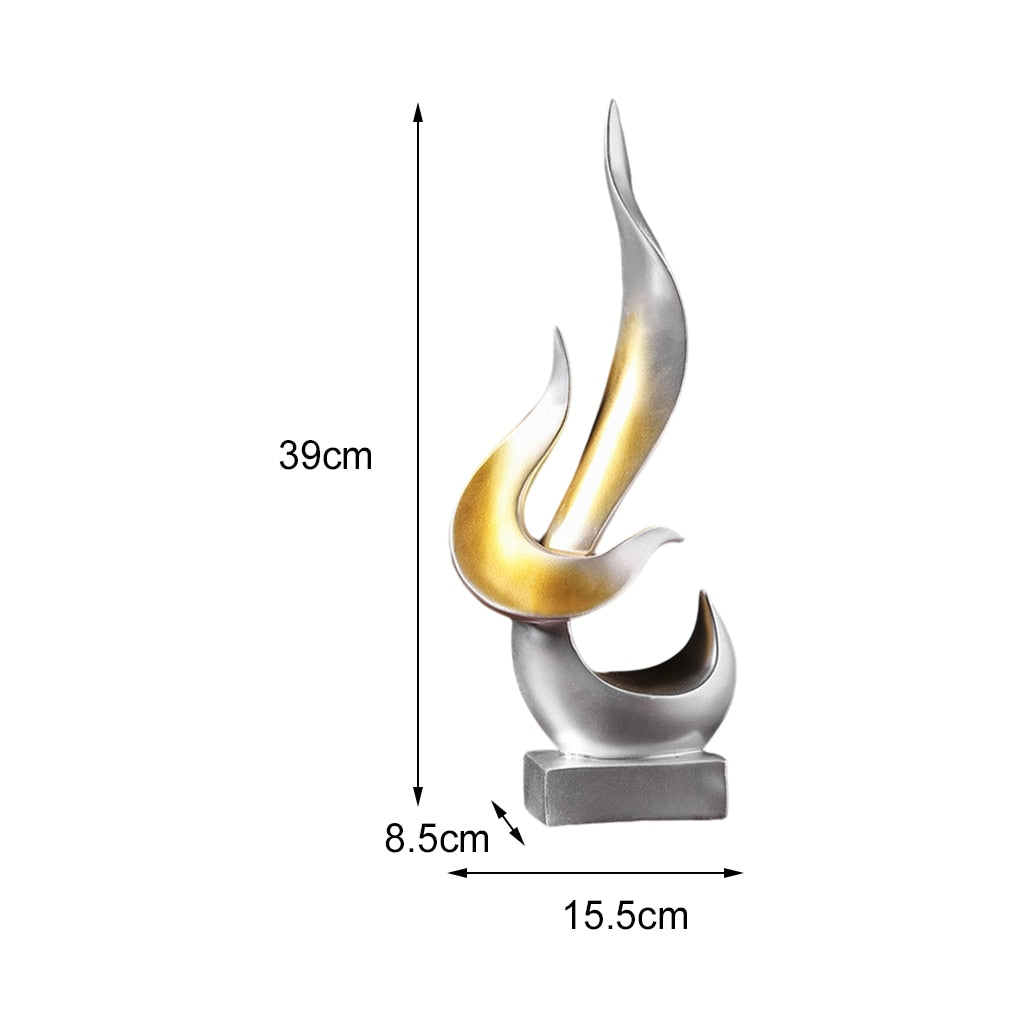 Abstract Flame Sculpture